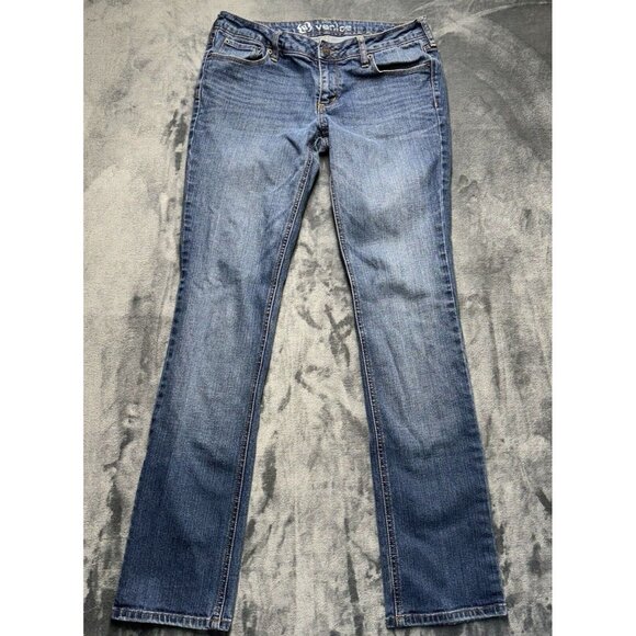 Venus denim Skinny Womens sz 9 Long Blue Medium Wash Bullhead‎ Denim - Picture 1 of 11